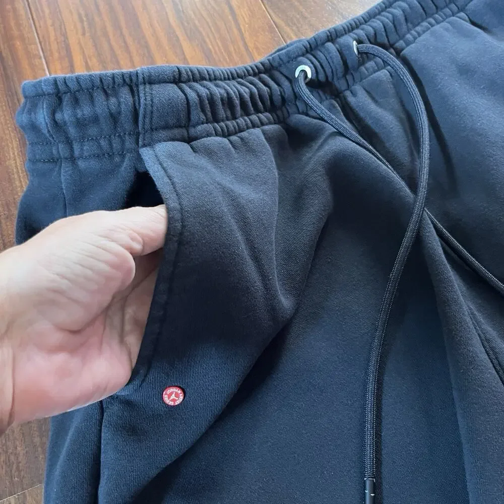 Jordan Flight Artist Series Jacob Rochester Fleece Sweat Shorts Black Size L